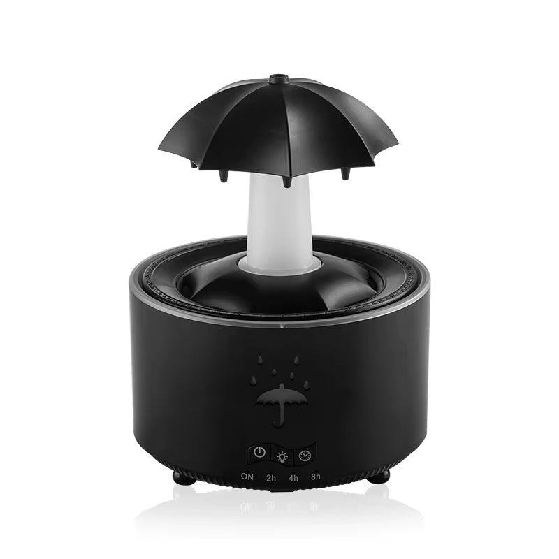 Cloud Rain Humidifier Raindrop Aroma Essential Oil Diffuserremote Control Night Light Desktop Fountain Water Drop Sound for Home